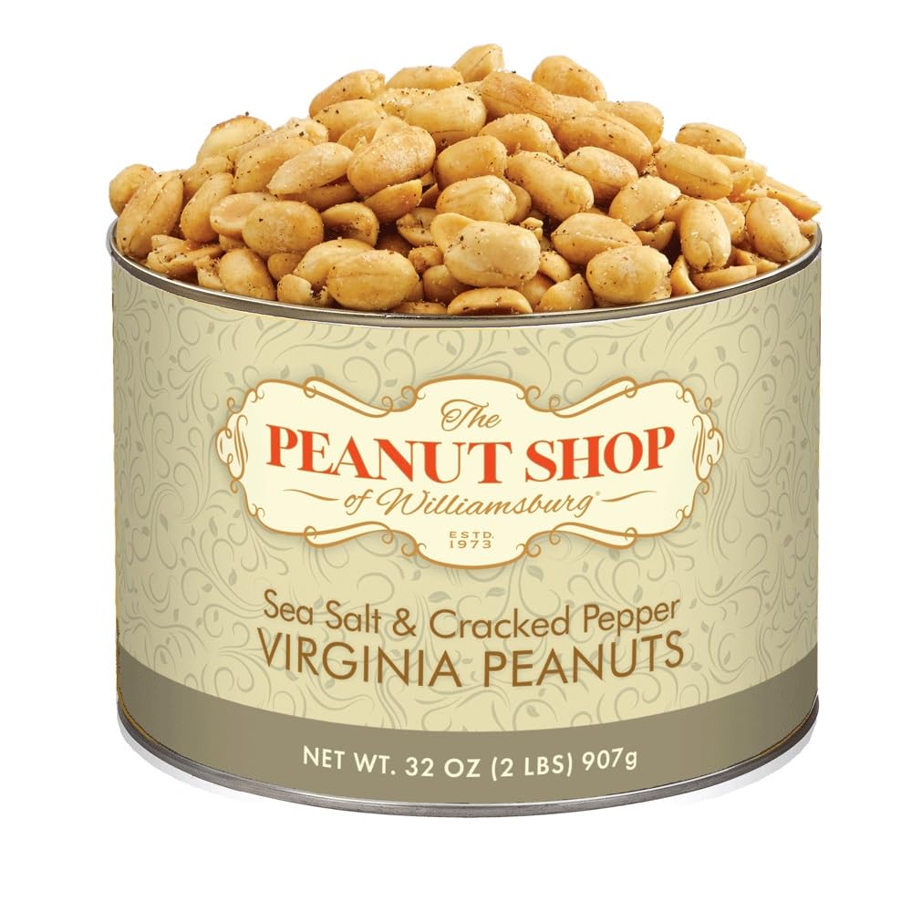 The Peanut Shop of Williamsburg Salted Virginia Peanuts, Salt and